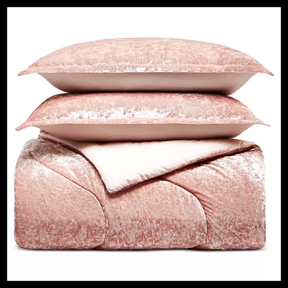 MARTHA STEWART Whim Velvet Wave 3-Pc. Full / Queen Comforter Set - Picture 3 of 6